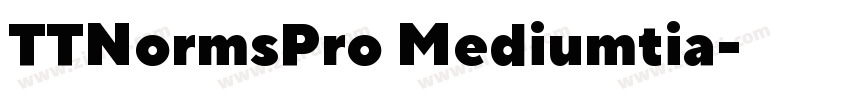 TTNormsPro Mediumtia字体转换